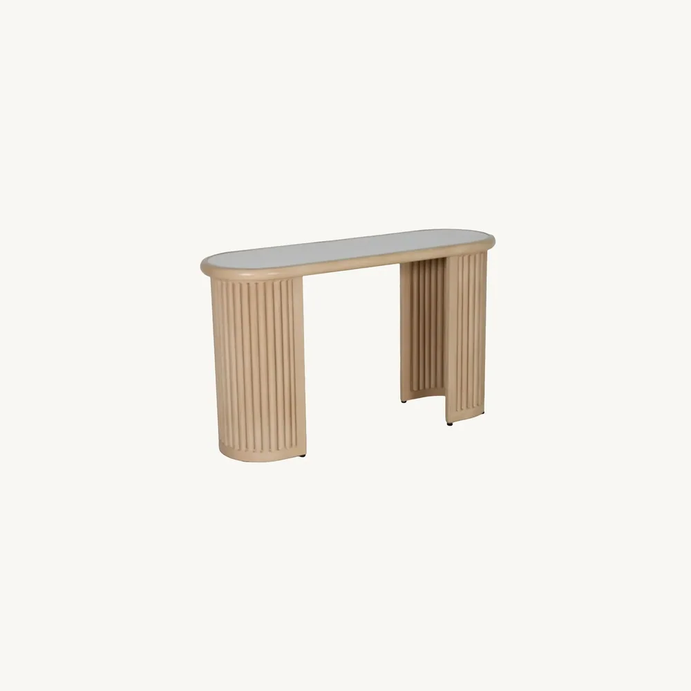 Consola ovalada 18" x 54" Nosara
