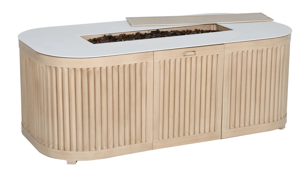 Mesa de fuego rectangular 30" x 60" Nosara