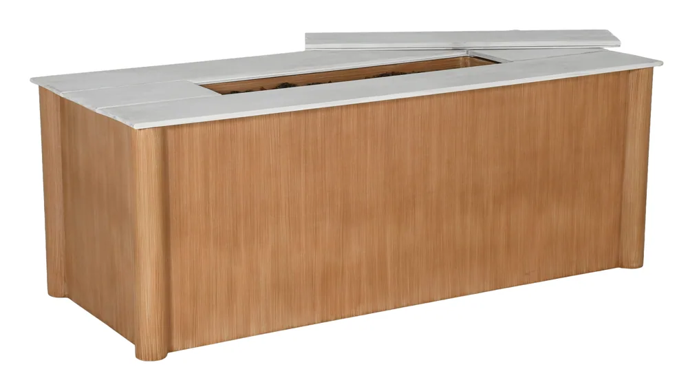 Mesa de fuego rectangular 26" x 60" Preston